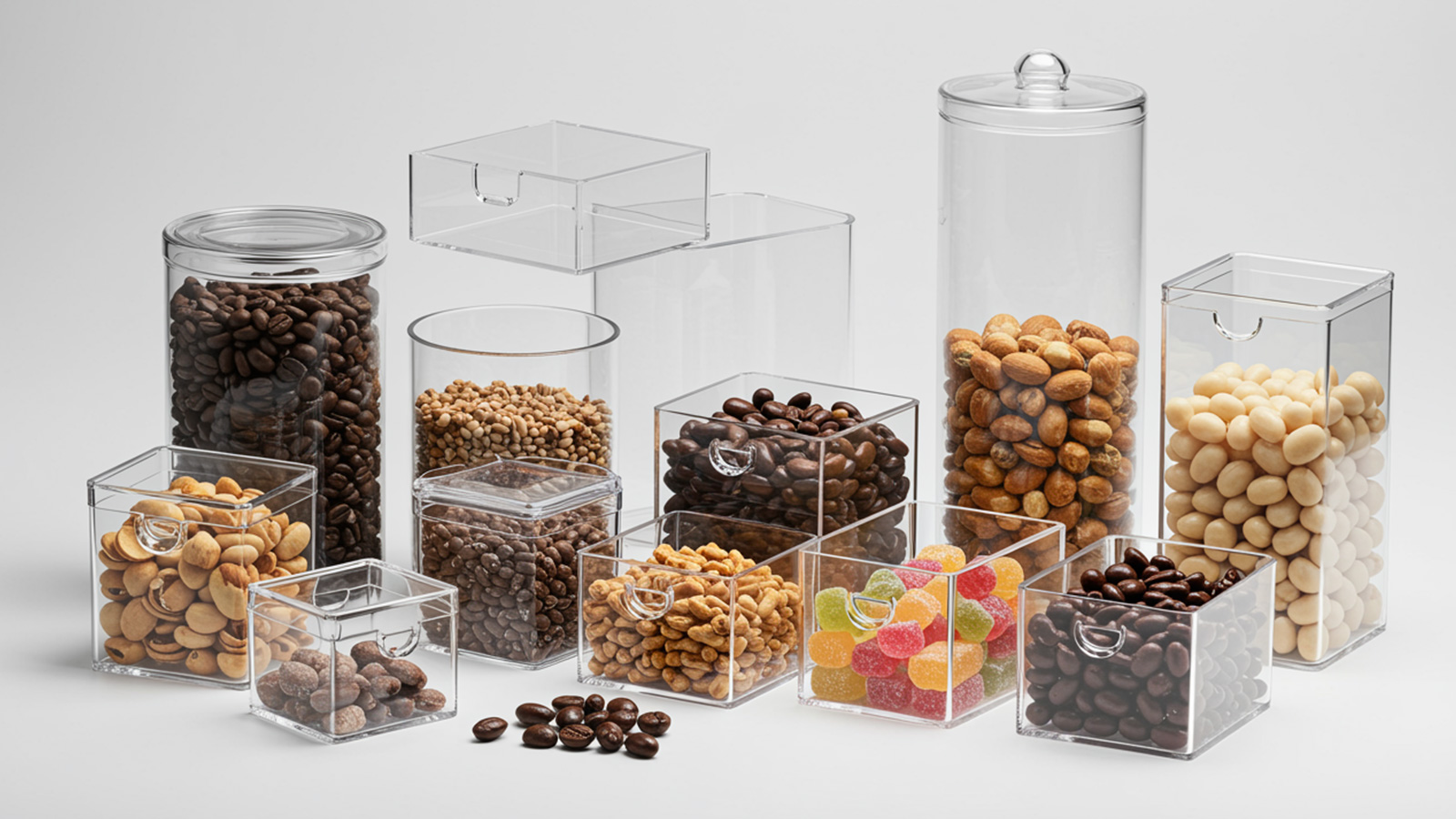 Display Your Nuts, Spices and Dragees in a More Stylish and Hygienic Way with Display Boxes