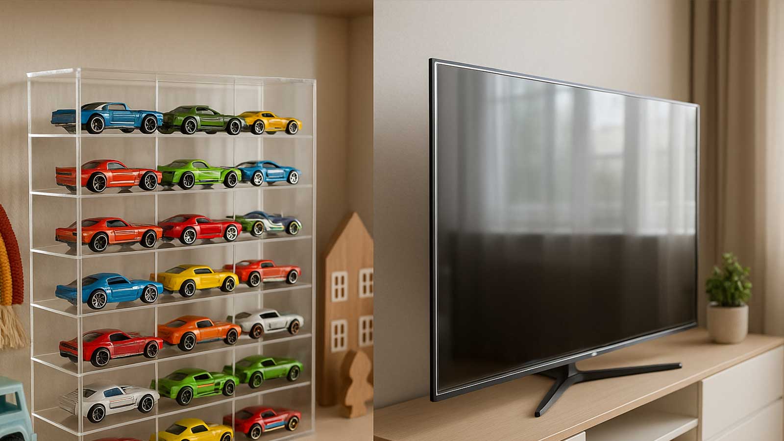 The Role of Plexiglass Stands in Retail and Hobby Applications: Hot Wheels and TV Protection Products