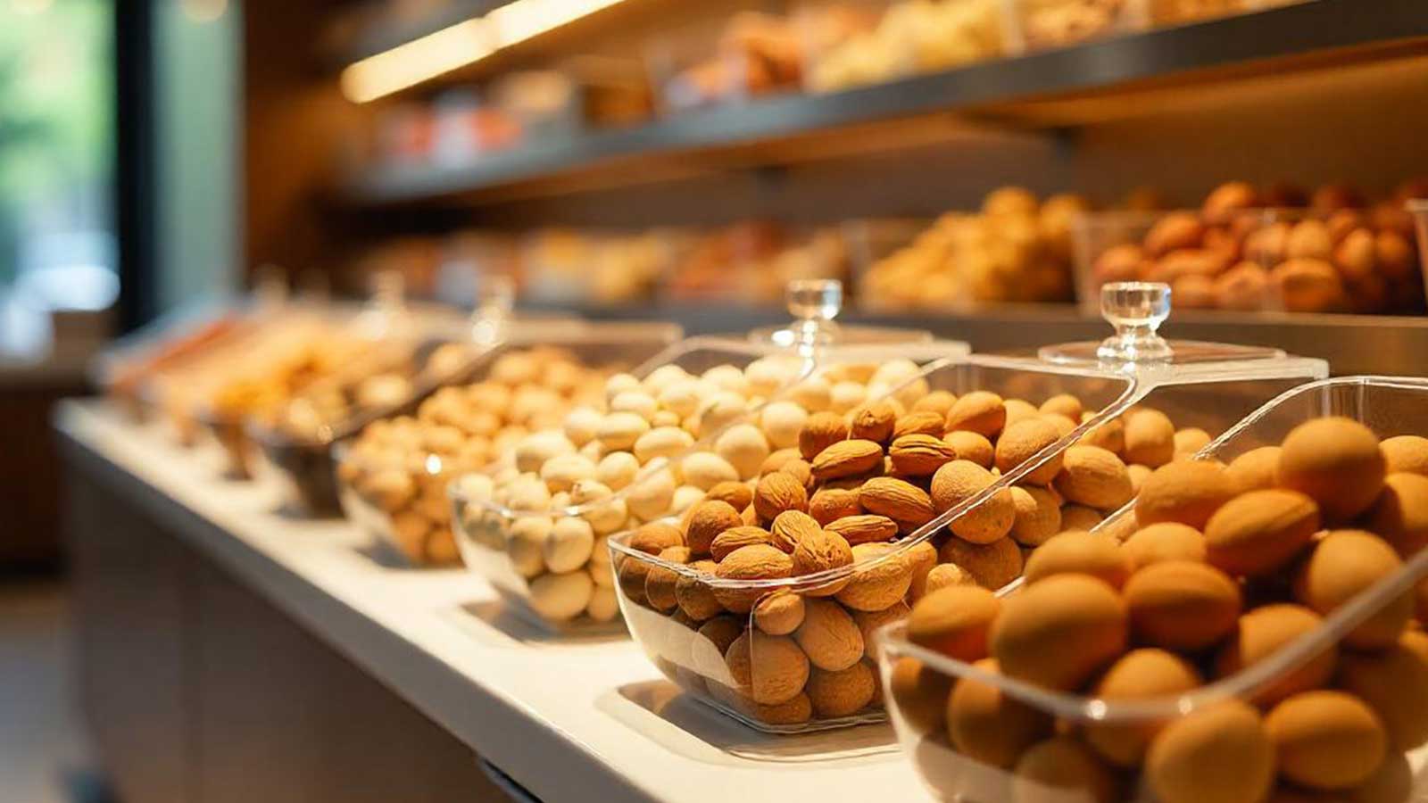 How Do Hygiene and Elegance Come Together in Nut Displays with Plexiglass Materials?